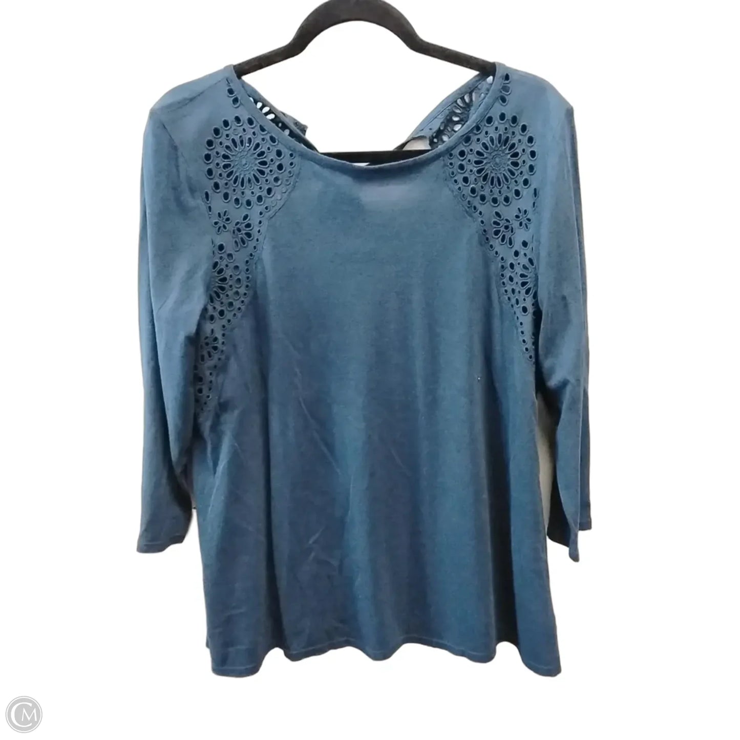 Top Long Sleeve By J. Jill In Blue, Size: M