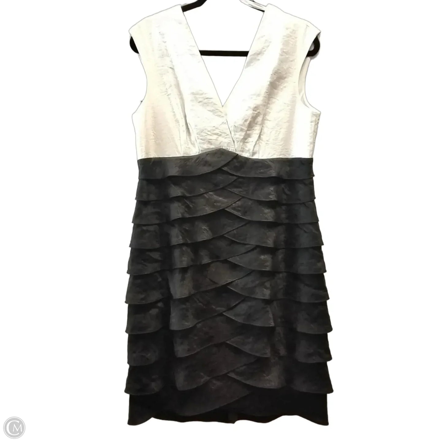 Dress Party Midi By Jessica Howard In Black & Cream, Size: 14