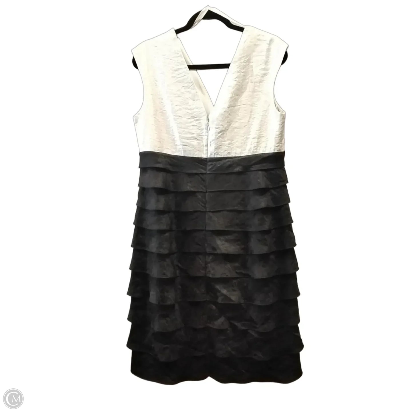 Dress Party Midi By Jessica Howard In Black & Cream, Size: 14