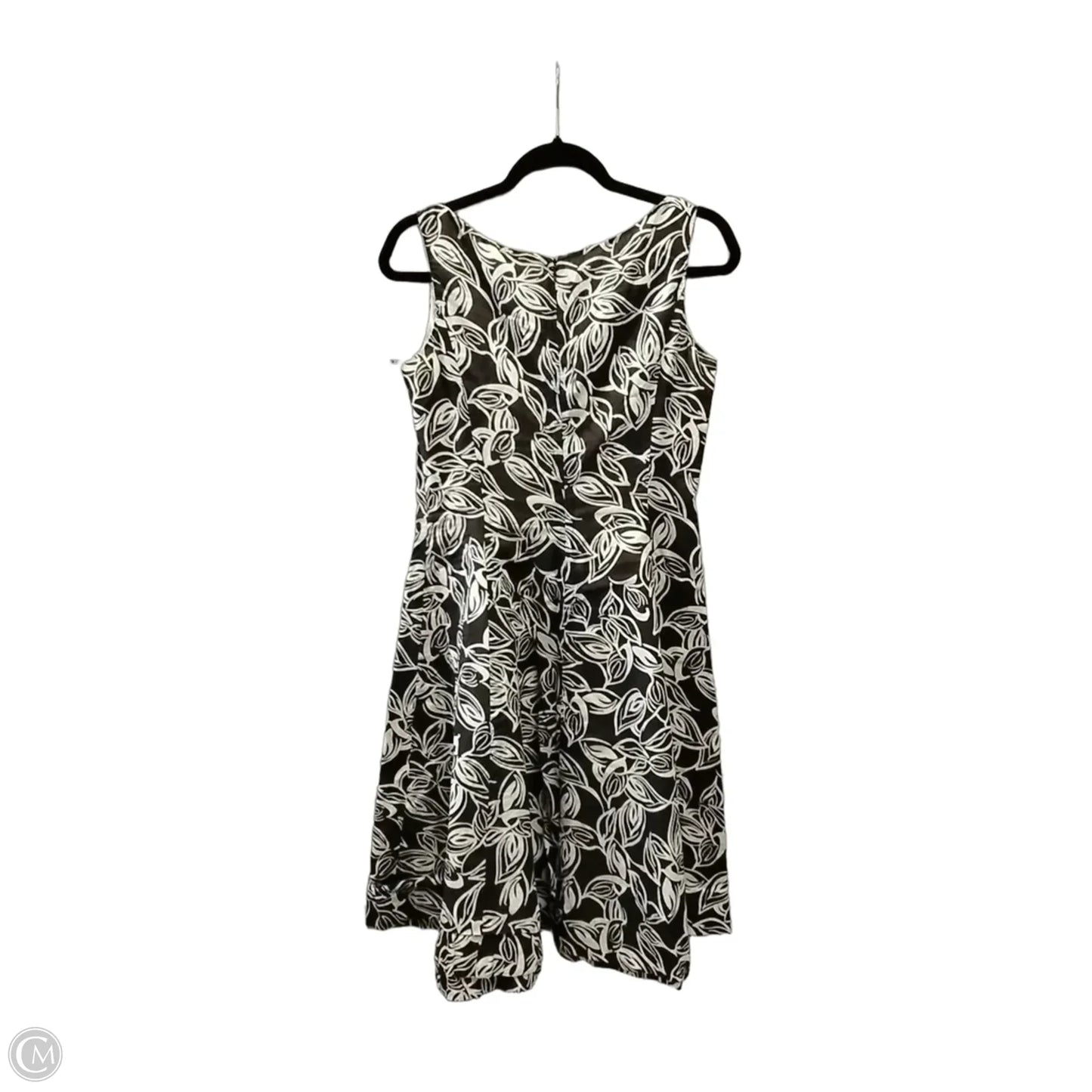 Dress Casual Midi By Jones New York In Brown & White, Size: 6