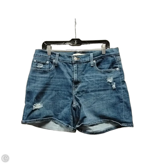 Shorts By Levis In Blue Denim, Size: 14
