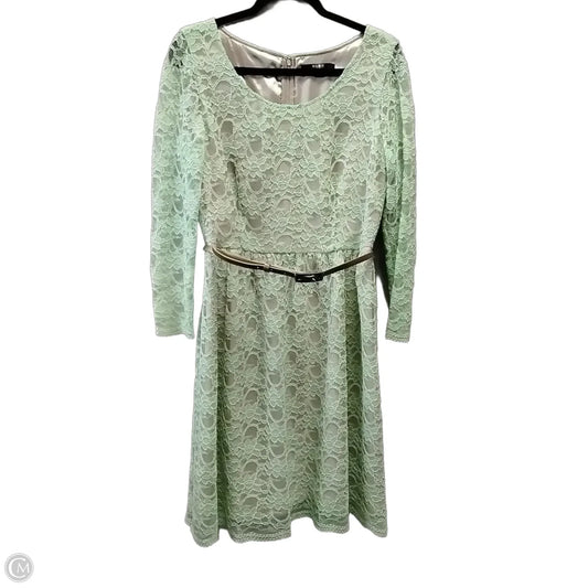 Dress Casual Midi By Alex Marie In Green, Size: 8