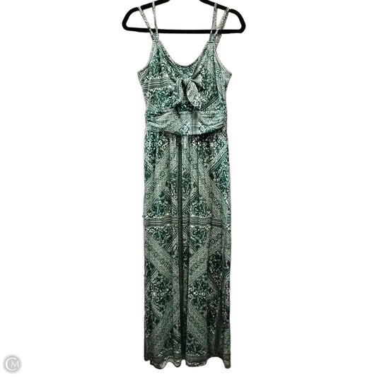 Dress Casual Maxi By Maurices In Green, Size: S