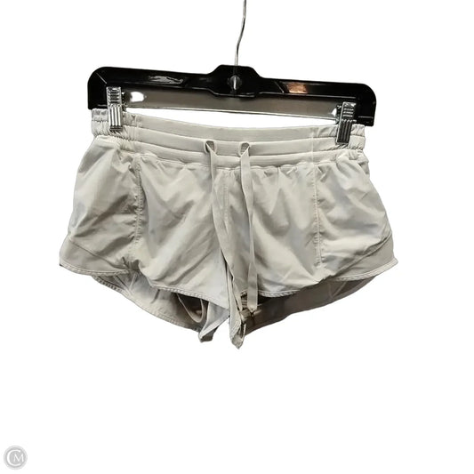 Athletic Shorts By Lululemon In White, Size: S