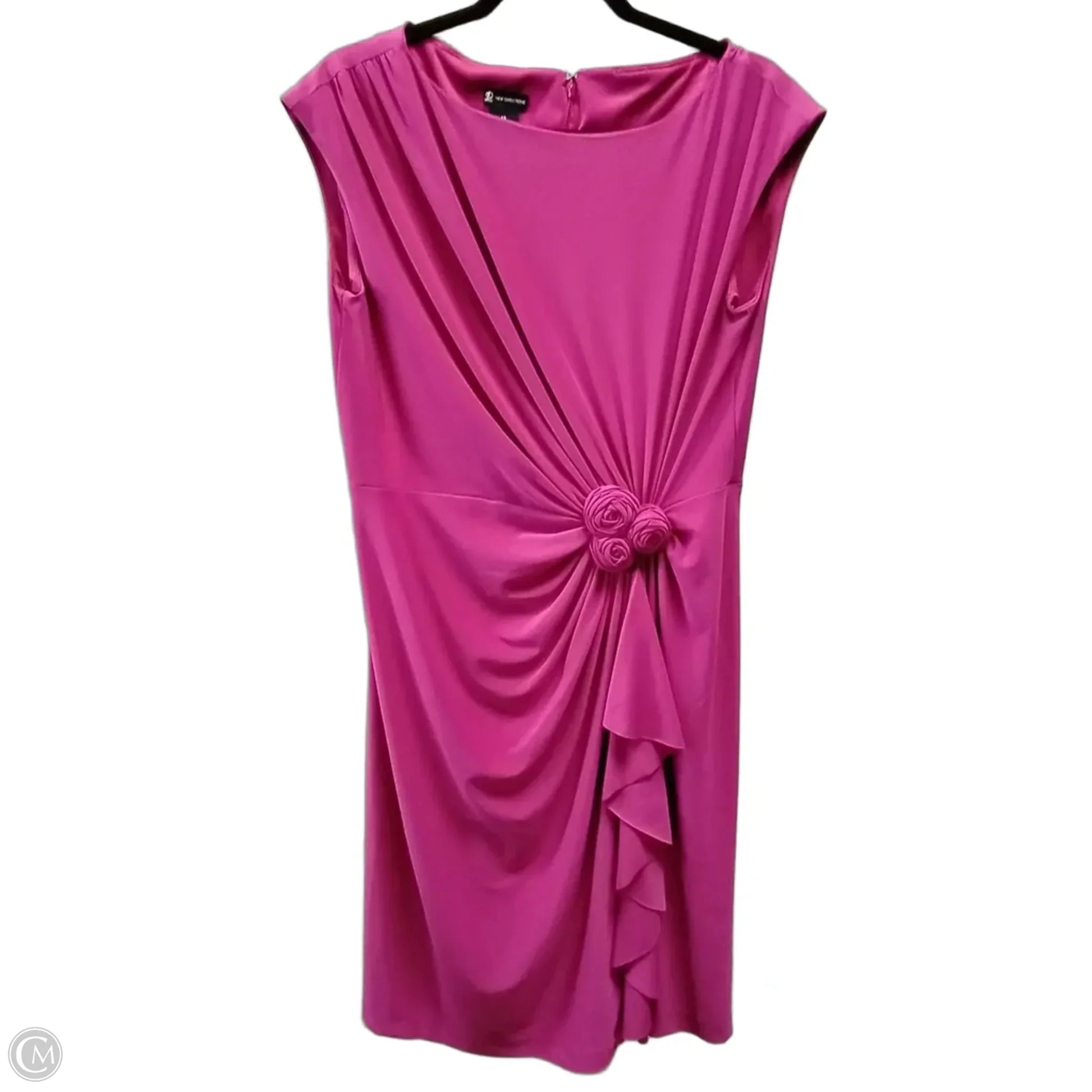 pink casual dress for sale Dress Casual Midi By New Directions In Pink, Size: 12