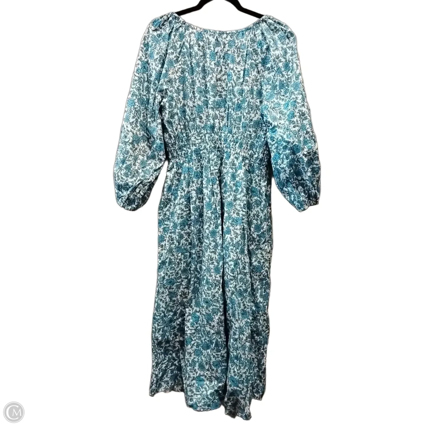 Dress Casual Maxi By J. Crew In Blue, Size: 10