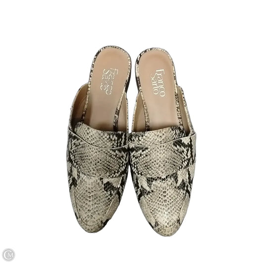 Shoes Flats By Franco Sarto In Snakeskin Print, Size: 9.5