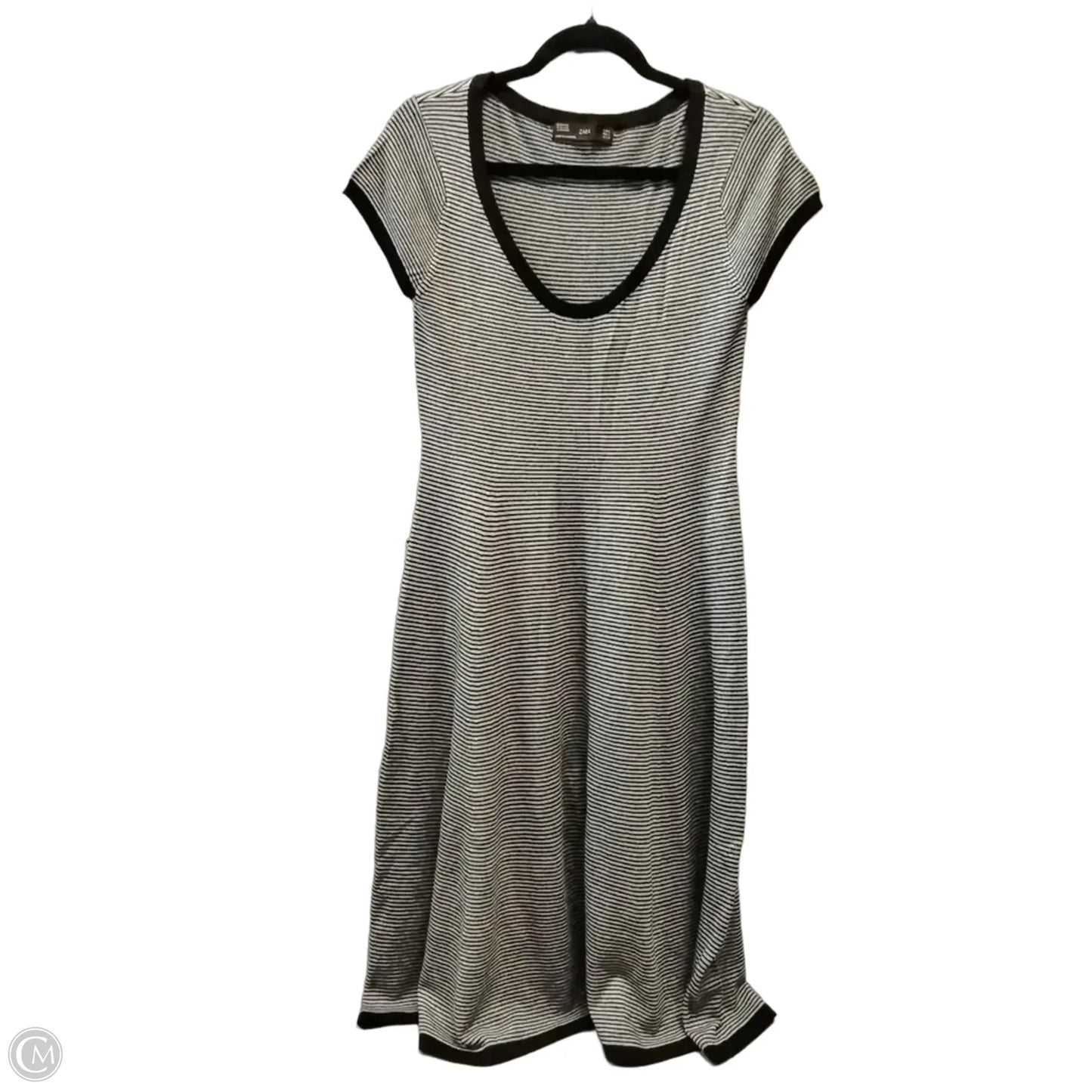 Dress Casual Maxi By Zara In Striped Pattern, Size: 12