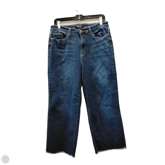 Jeans Straight By Judy Blue In Blue Denim, Size: 10