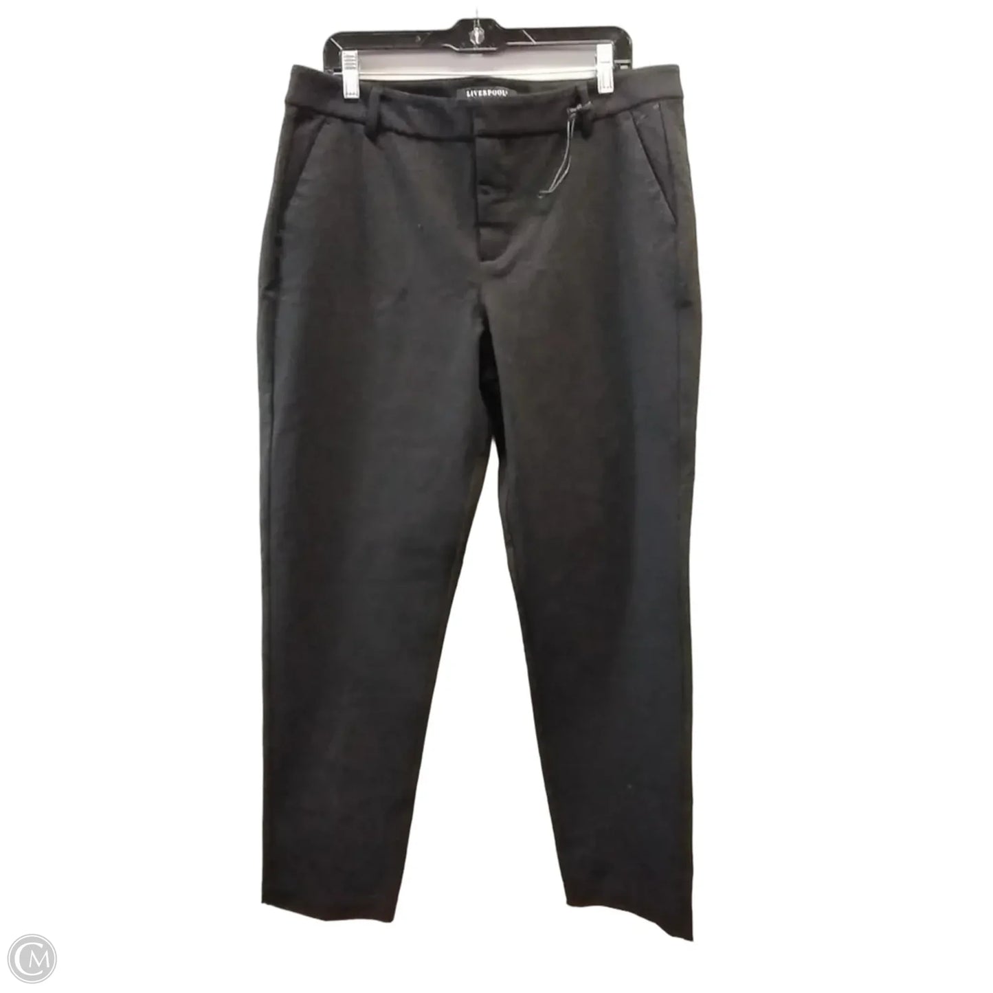 Pants Dress By Liverpool In Black, Size: 14