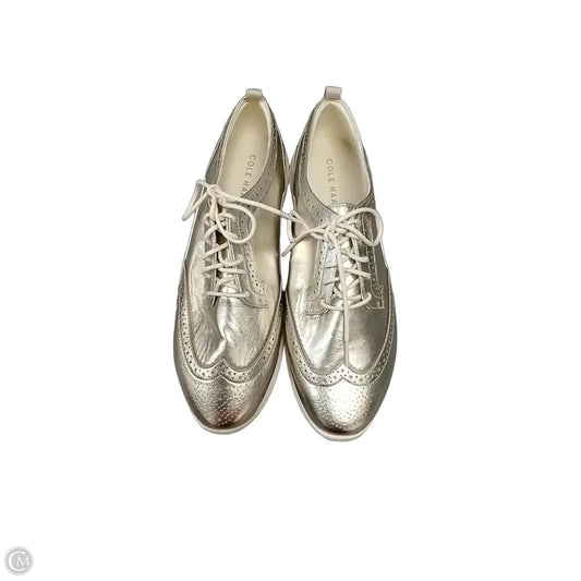 Shoes Sneakers By Cole-haan In Gold, Size: 9