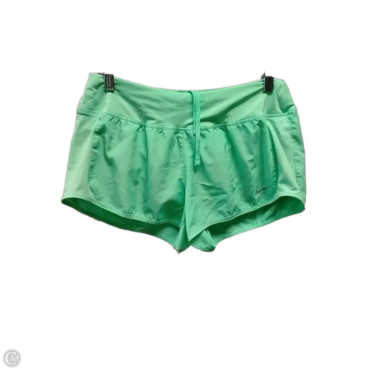 Athletic Shorts By Nike In Green, Size: M