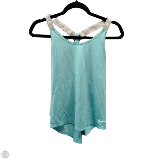 Athletic Tank Top By Nike In Blue, Size: S