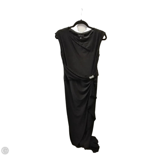 Dress Party Long By R And M Richards In Black, Size: 6