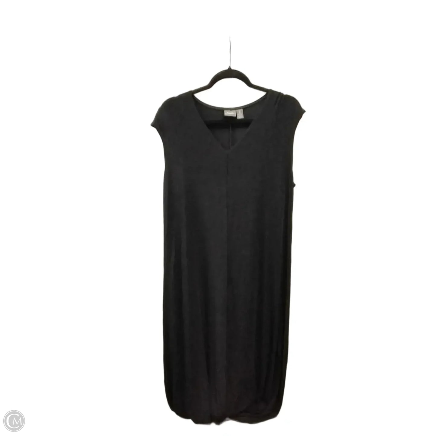 Dress Casual Maxi By Chicos In Black, Size: 12