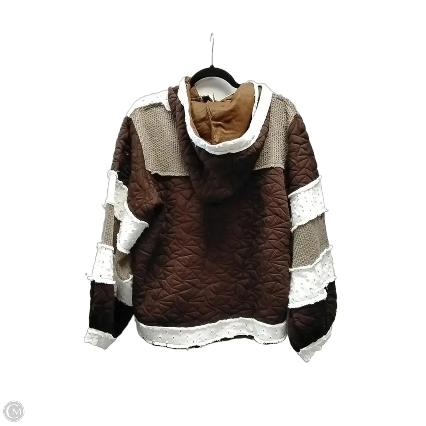 Jacket Other By Pol In Brown & White, Size: M