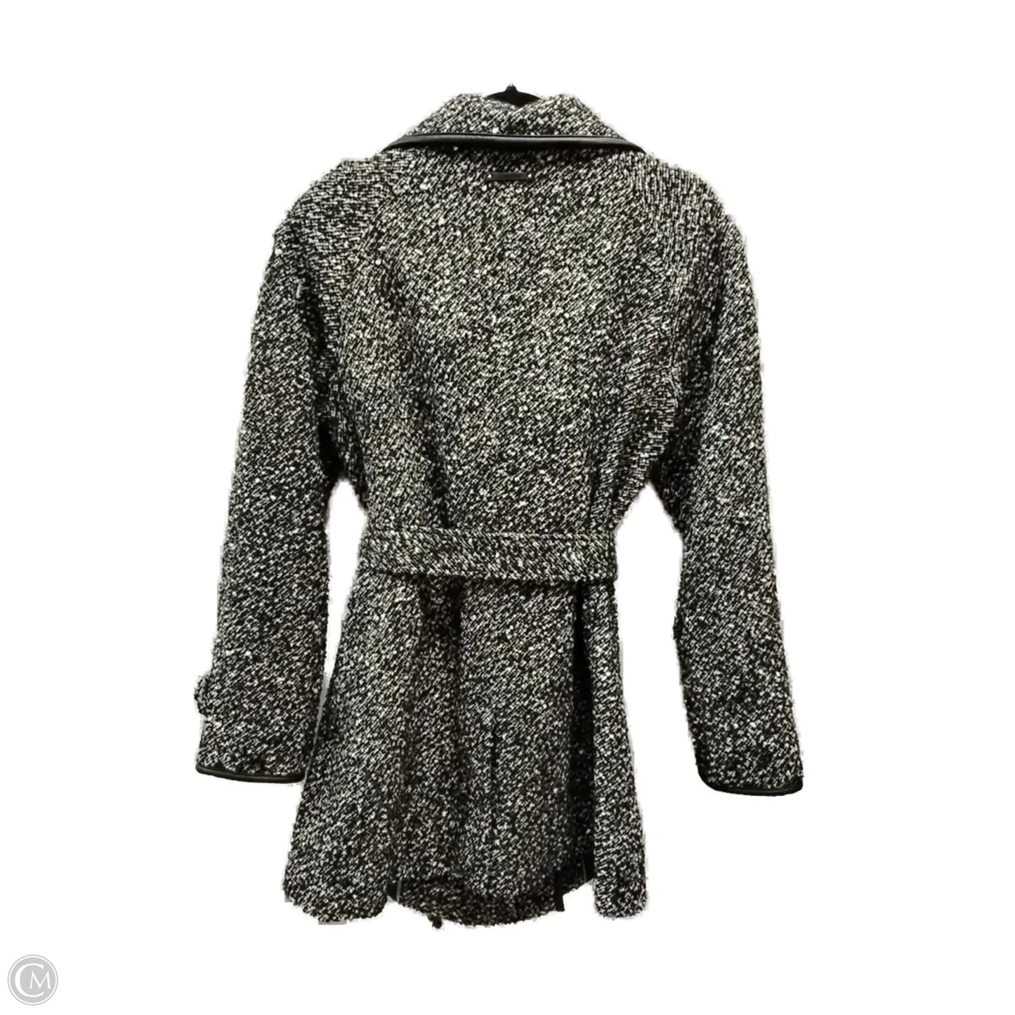 Coat By Calvin Klein In Black & White, Size: 8