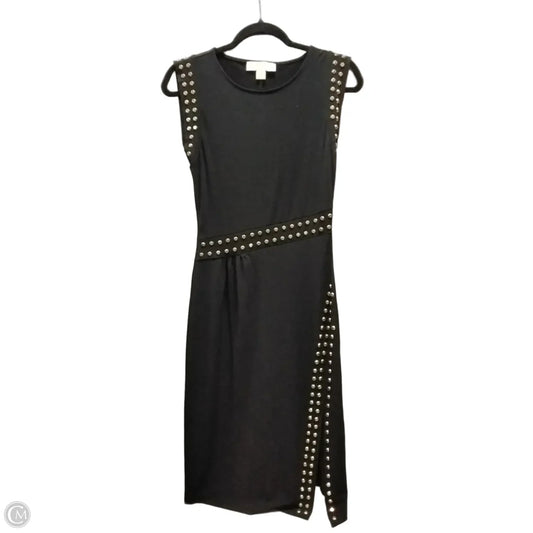Dress Casual Midi By Michael By Michael Kors In Black, Size: 0