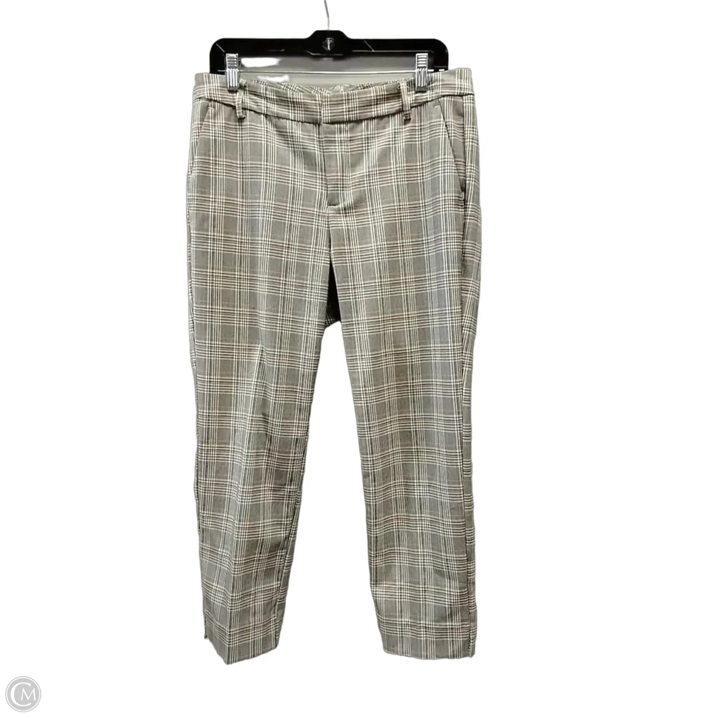 Pants Dress By Liverpool In Plaid Pattern, Size: 8