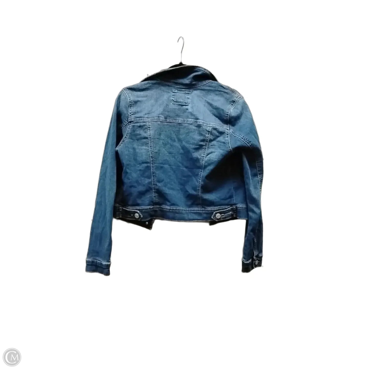 Jacket Denim By Wax Jean In Blue Denim, Size: L
