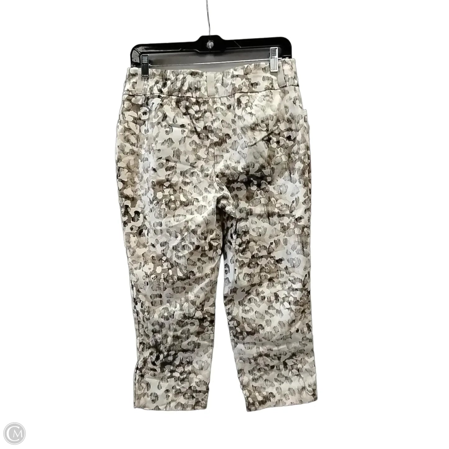 Pants Dress By Chicos In Brown & Cream, Size: 4