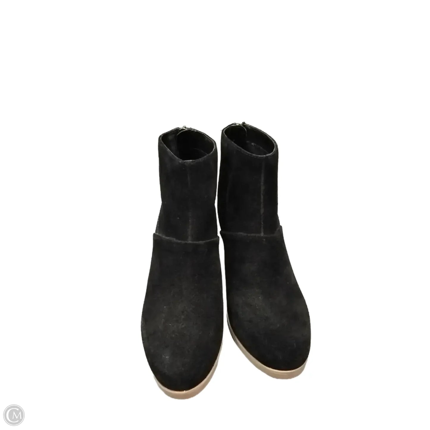 Boots Ankle Heels By Hush Puppies In Black, Size: 9