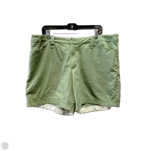 Shorts By Natural Reflections In Green, Size: 20w