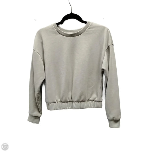 Sweatshirt Crewneck By 90 Degrees By Reflex In Grey, Size: S