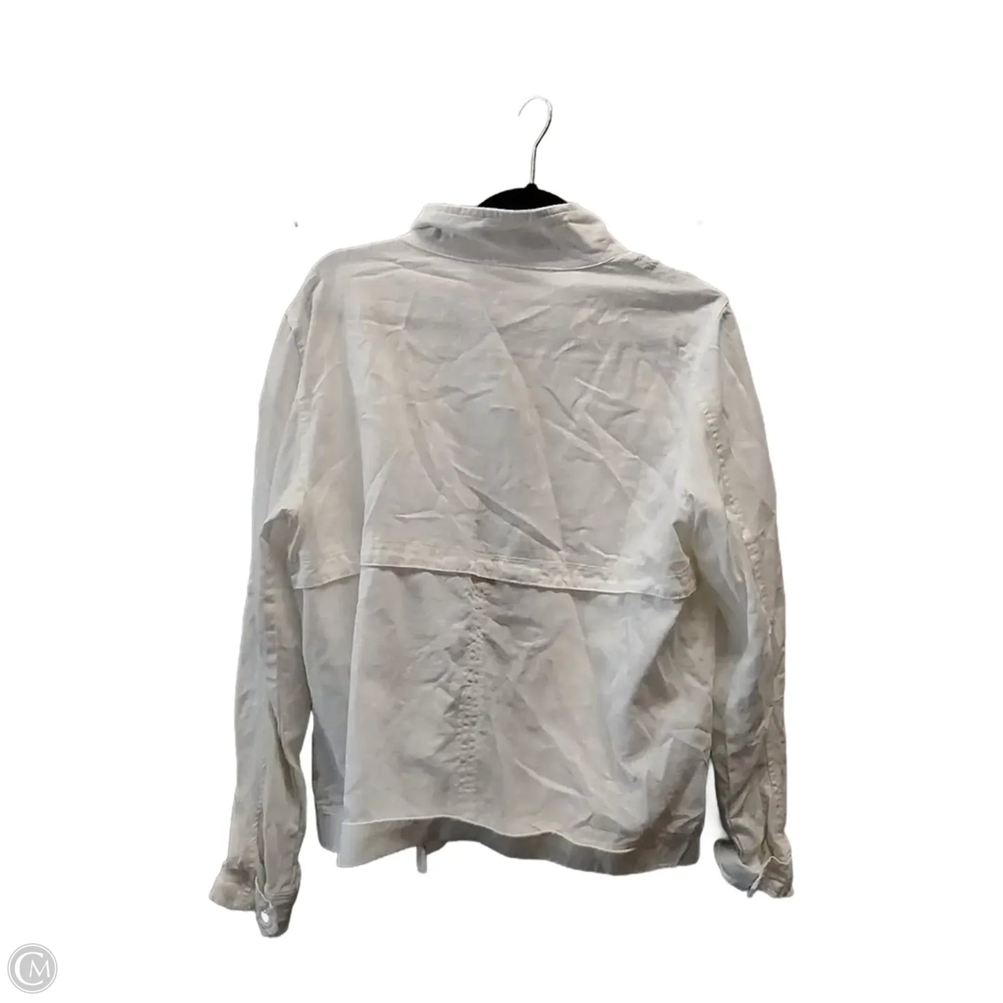 Jacket Denim By Maurices In White, Size: L