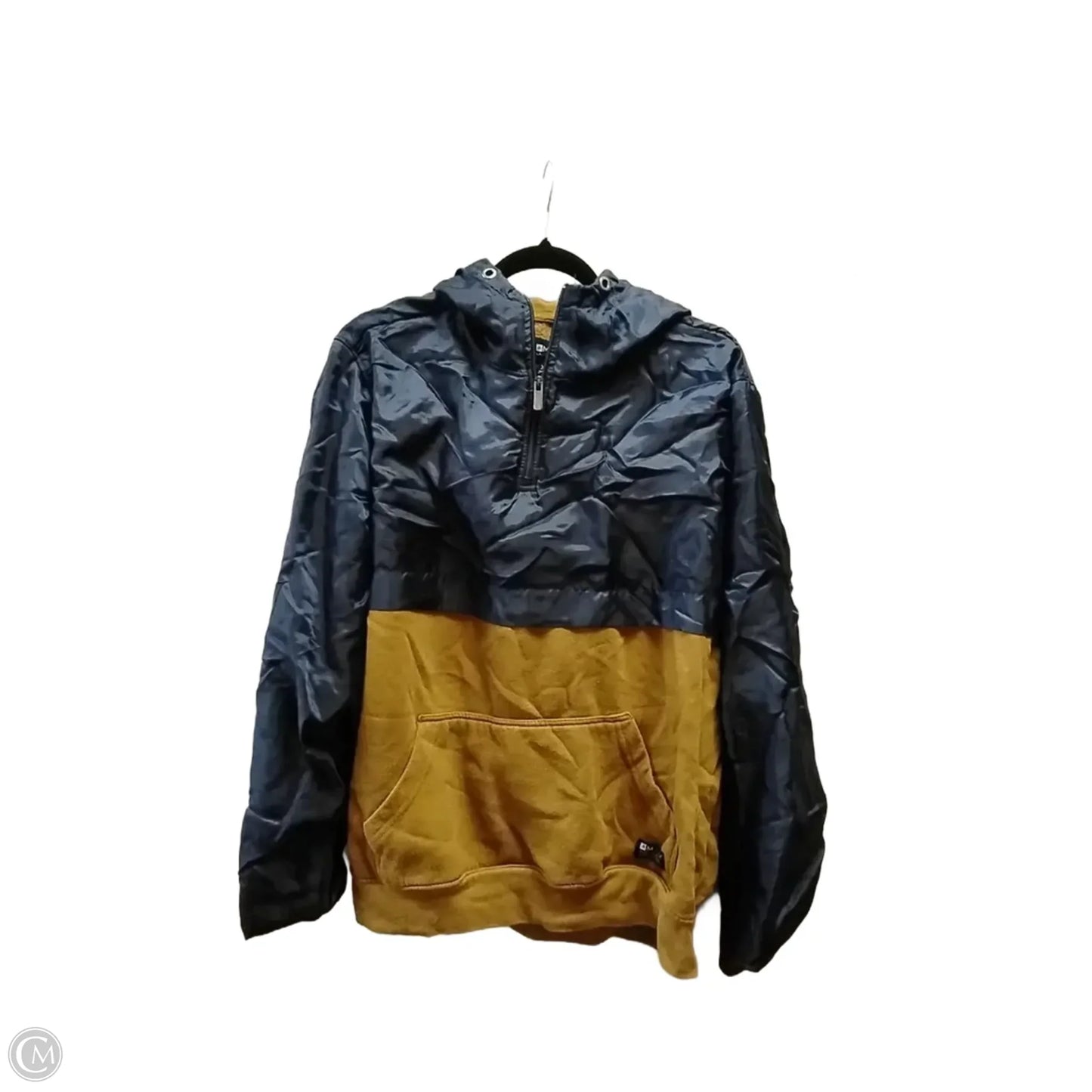 Sweatshirt Hoodie By Clothes Mentor In Blue & Brown, Size: Xl