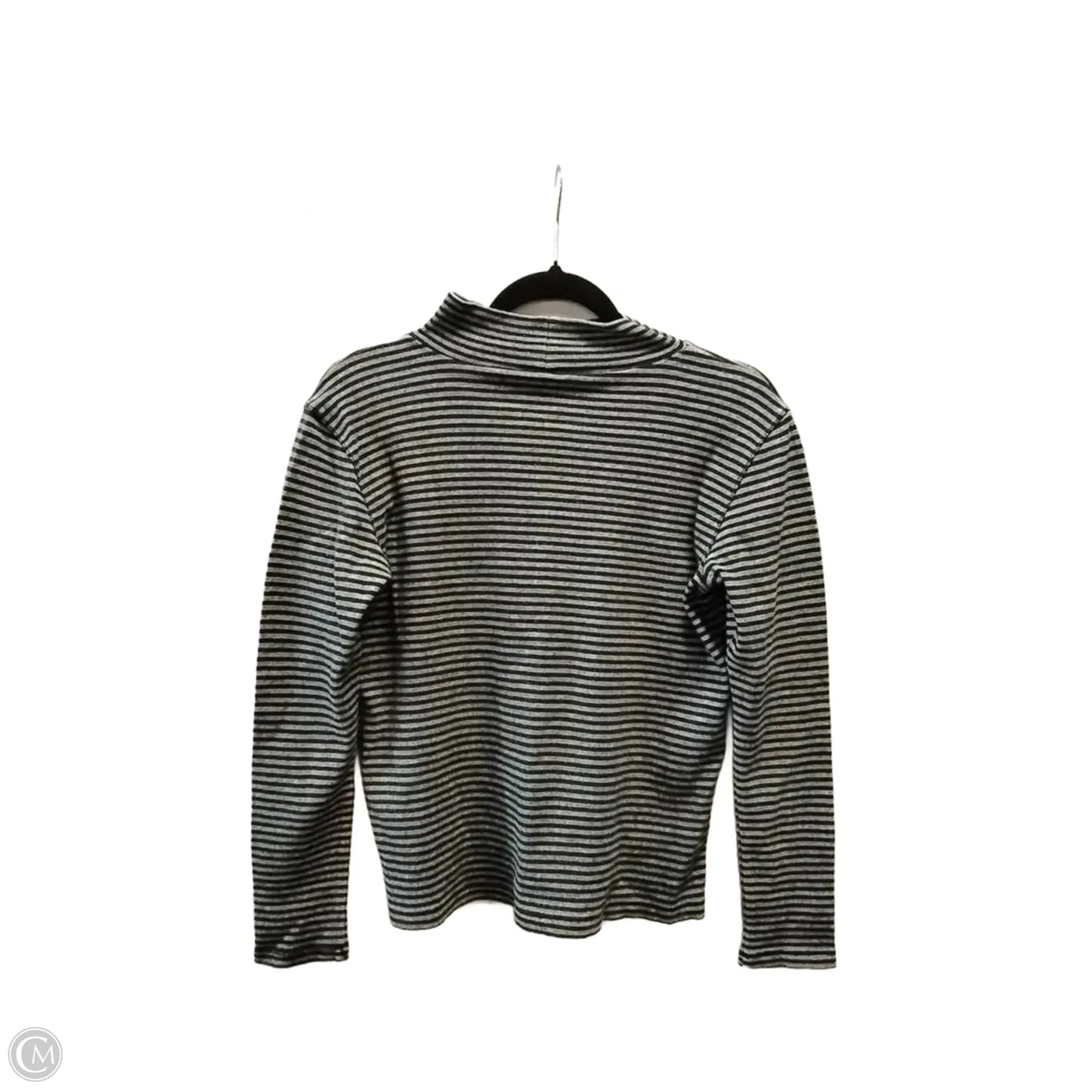 Top Long Sleeve By Liz Claiborne In Striped Pattern, Size: S