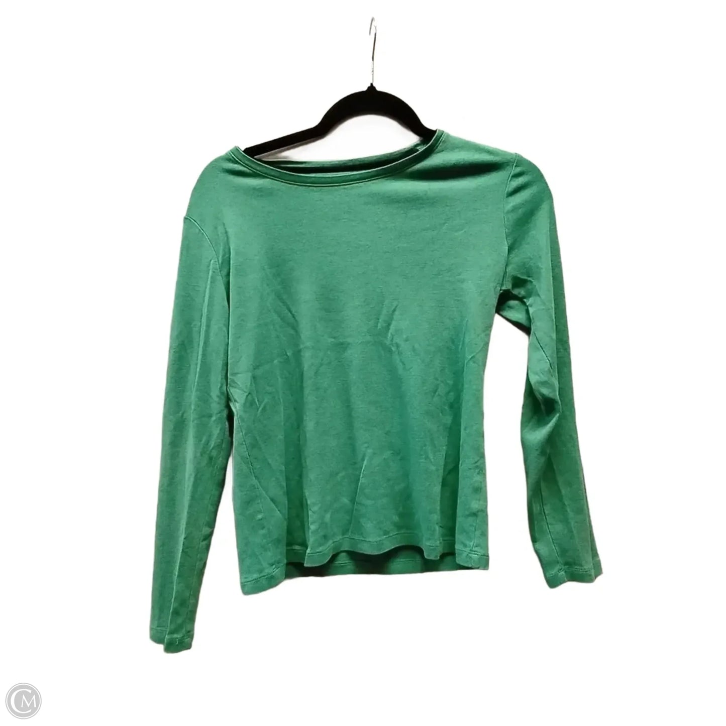 Top Long Sleeve By Talbots In Green, Size: S