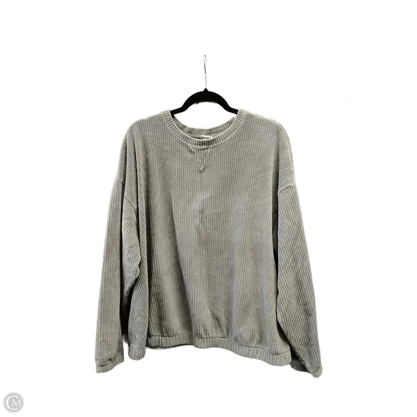 Sweatshirt Crewneck By A New Day In Grey, Size: 2x