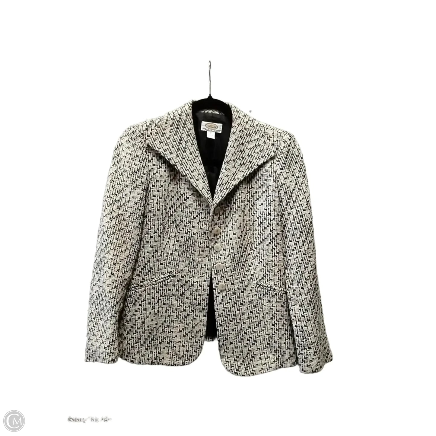 Blazer By Talbots In Geometric Pattern, Size: 2