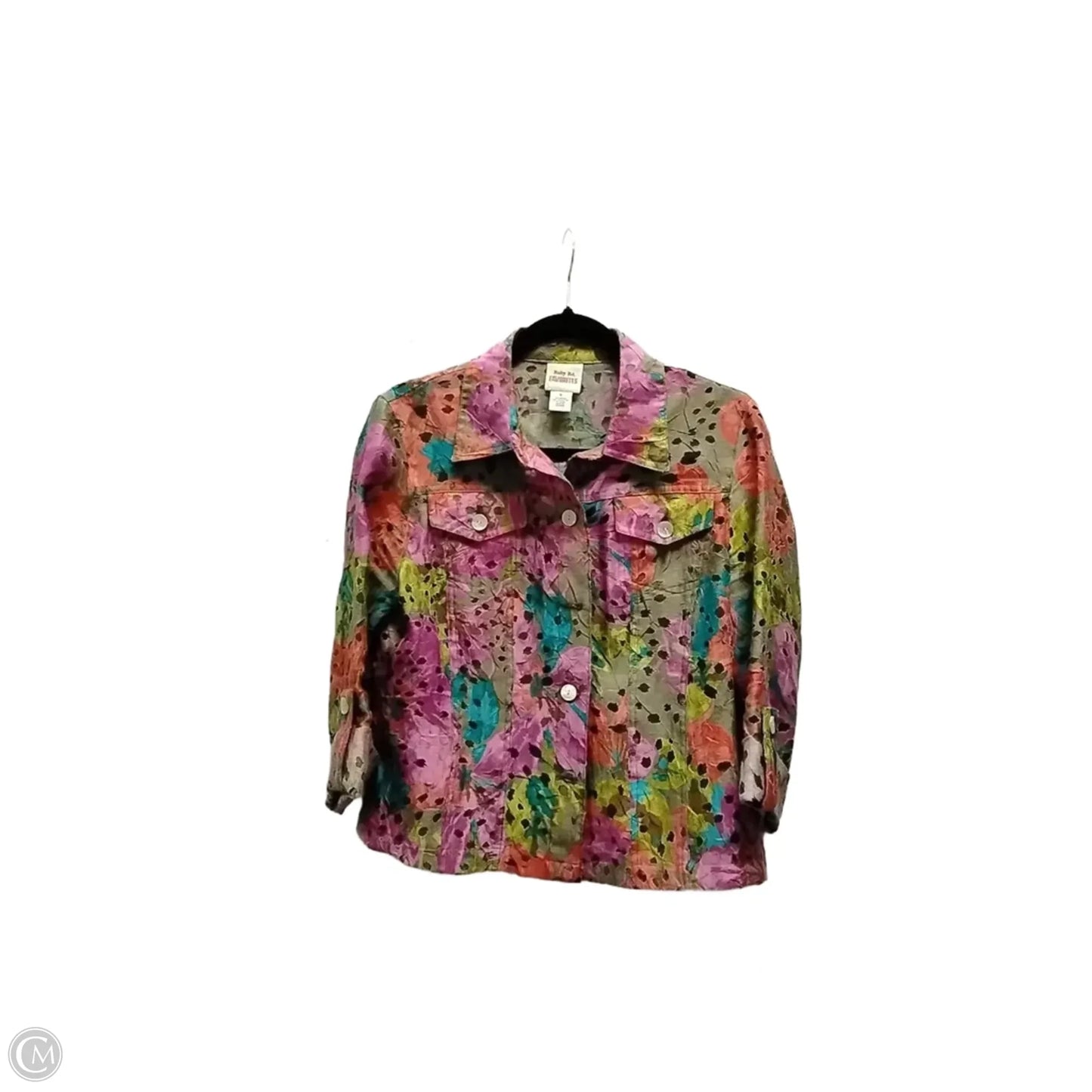 Top Long Sleeve By Ruby Rd In Floral Print, Size: M