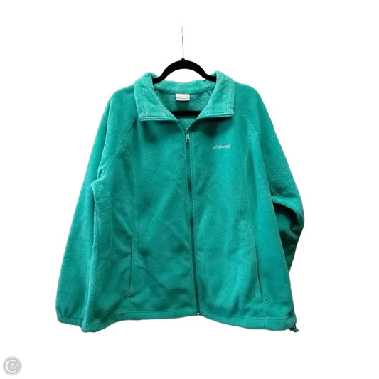 Jacket Fleece By Columbia In Blue, Size: 2x