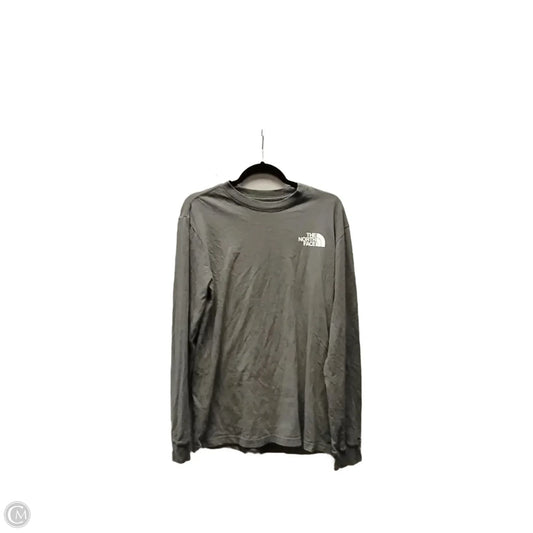 Top Long Sleeve By The North Face In Grey, Size: M