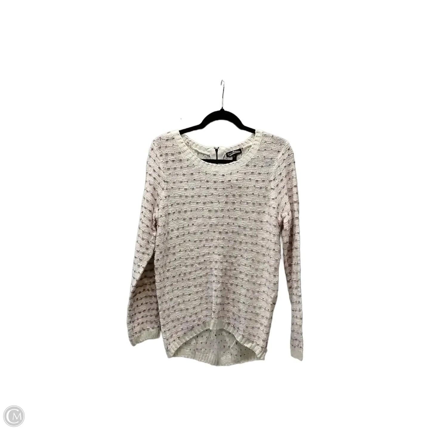 Sweater By Freshman In Cream, Size: L