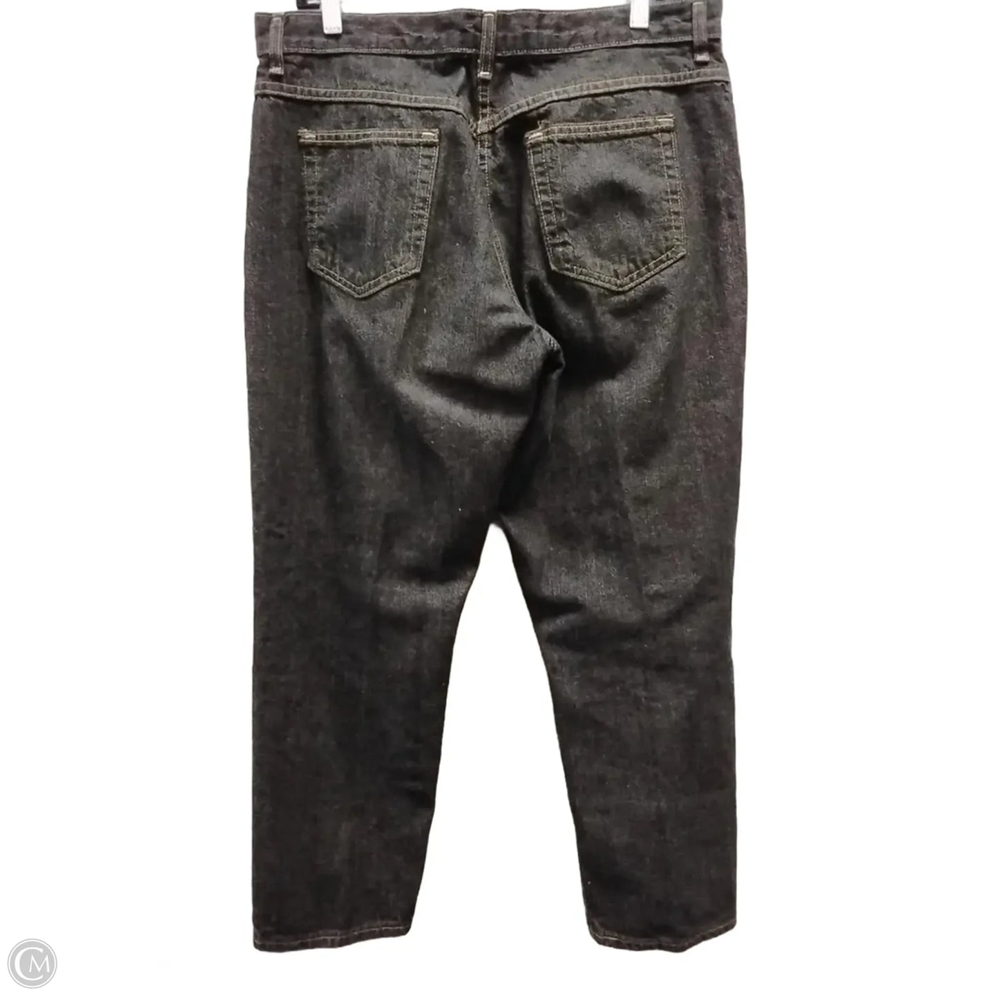 Jeans Straight By Faded Glory In Black, Size: 14