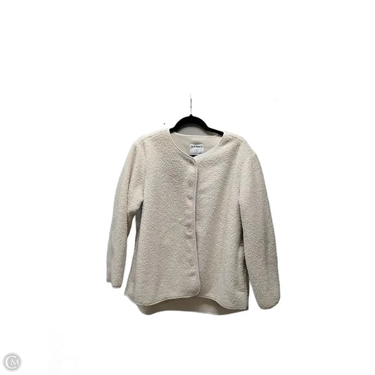 Sweater Cardigan By Old Navy In Cream, Size: L
