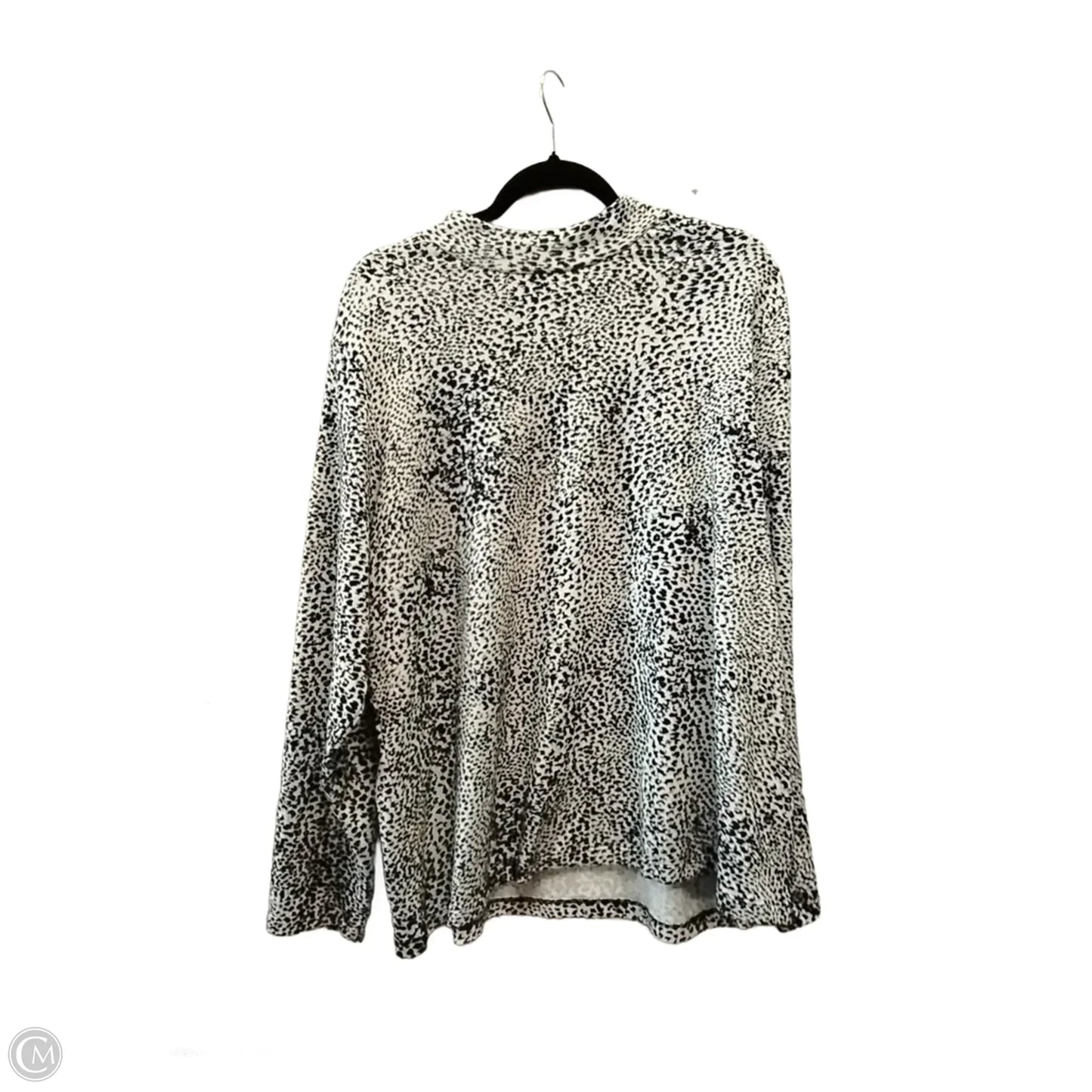Top Long Sleeve By West Bound In Animal Print, Size: 2x