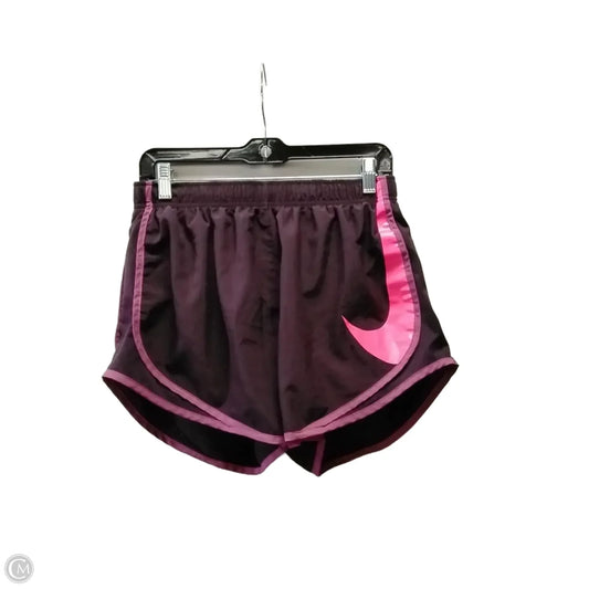 Athletic Shorts By Nike In Purple, Size: L