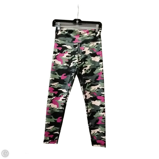 Athletic Leggings By Dkny In Camouflage Print, Size: S