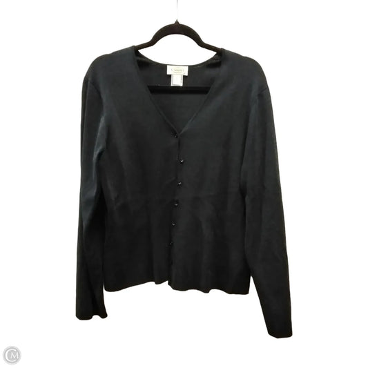 Cardigan By Talbots In Black, Size: Xl