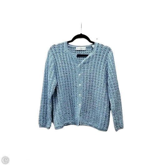 Sweater Cardigan By Marisa Christina In Blue, Size: L