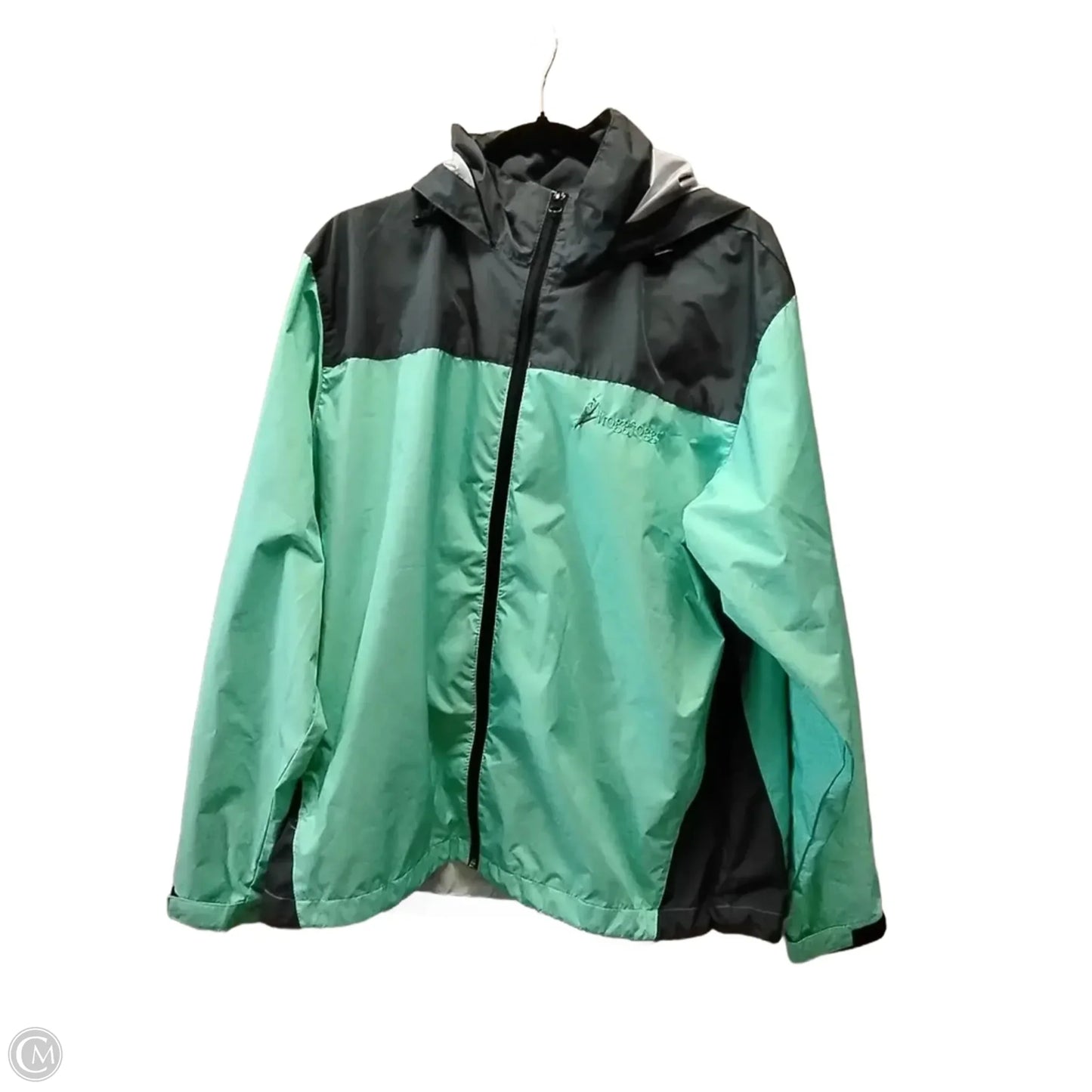 Jacket Windbreaker By Clothes Mentor In Blue, Size: L