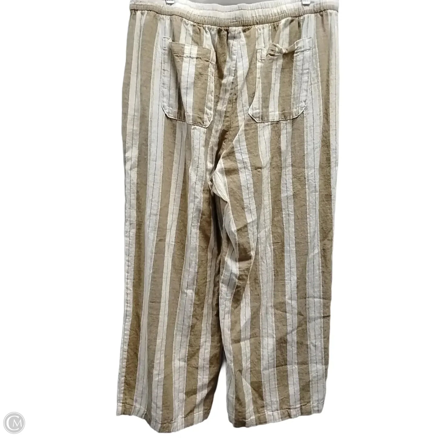 Pants Linen By Old Navy In Striped Pattern, Size: 12