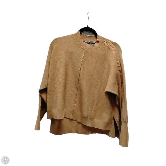 Top Long Sleeve By Adrianna Papell In Brown, Size: M