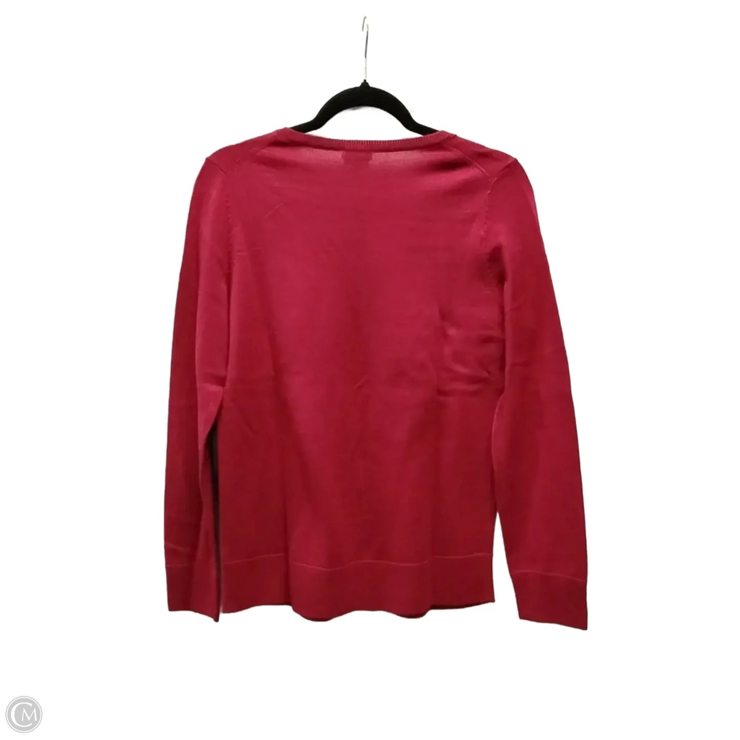 Top Long Sleeve By Talbots In Red, Size: S
