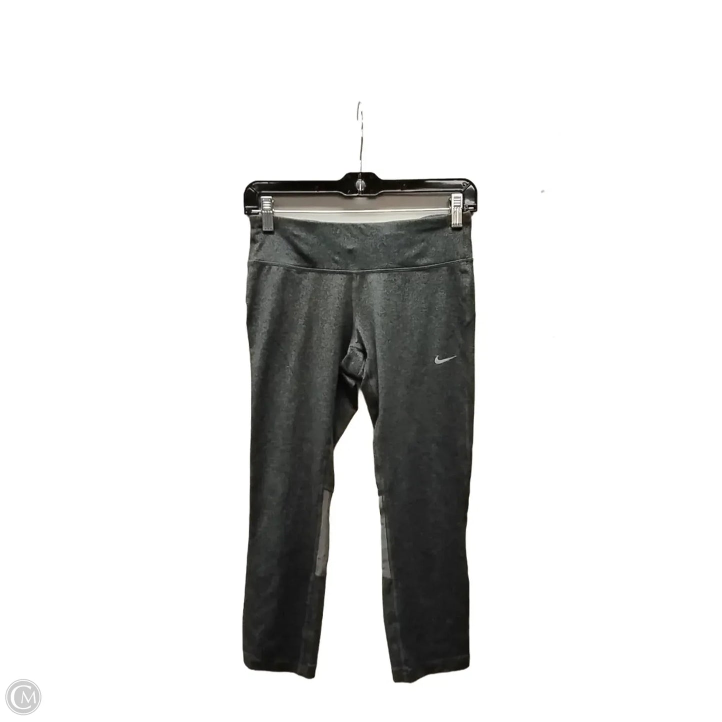 Athletic Leggings By Nike In Grey, Size: S